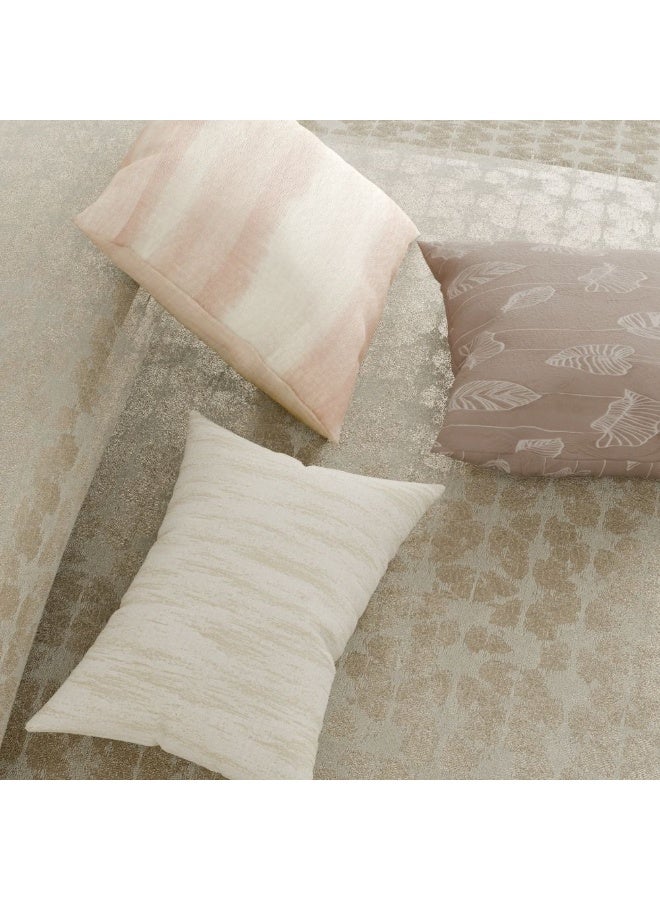 DANUBE HOME AW25 OxFord Reverie DJ9337 Jacquard King Comforter Set - 7 Pieces Blush Pink, Luxurious Polyester Cotton Bedding, Stylish Comforter Set For Bedroom - Image 2