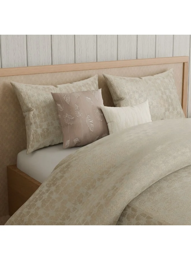 DANUBE HOME AW25 OxFord Reverie DJ9337 Jacquard King Comforter Set - 7 Pieces Blush Pink, Luxurious Polyester Cotton Bedding, Stylish Comforter Set For Bedroom