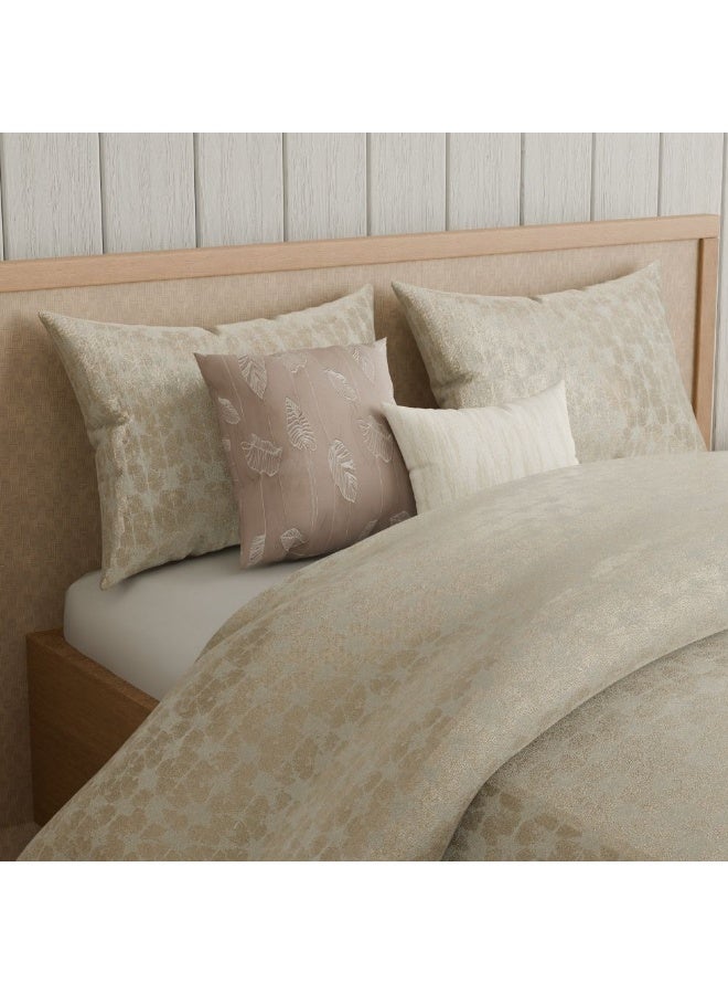 DANUBE HOME AW25 OxFord Reverie DJ9337 Jacquard King Comforter Set - 7 Pieces Blush Pink, Luxurious Polyester Cotton Bedding, Stylish Comforter Set For Bedroom - Image 1