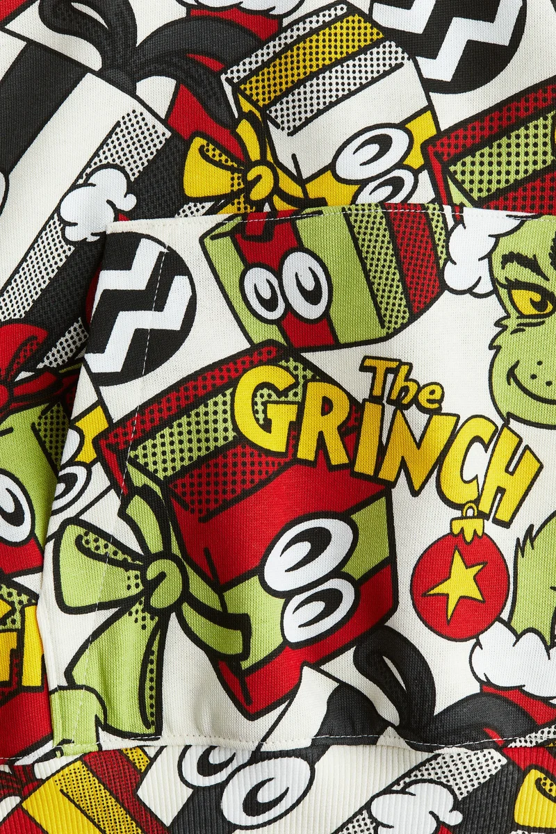 اتش اند ام هودي مزيّنة بطبعة