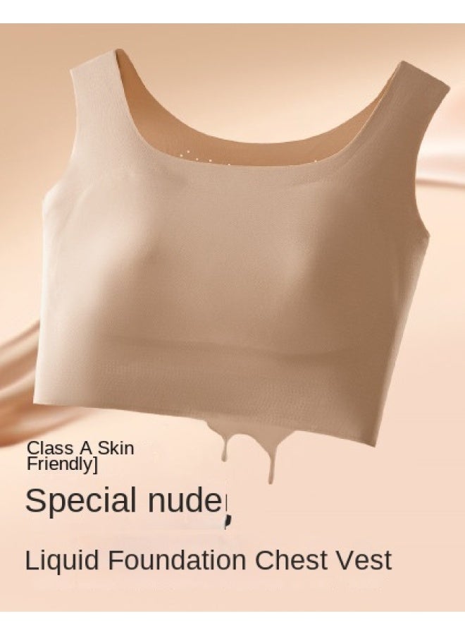 Top melon Foundation Series Sports Compression Bra】category A Large Bust Minimizing, Shockproof, Seamless Vest Bra - Image 5
