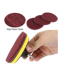 Y&D Car's Drill Clean Brush Scrub Pads Kit Power Scouring Pad - Set  13 Pieces  - Image 4