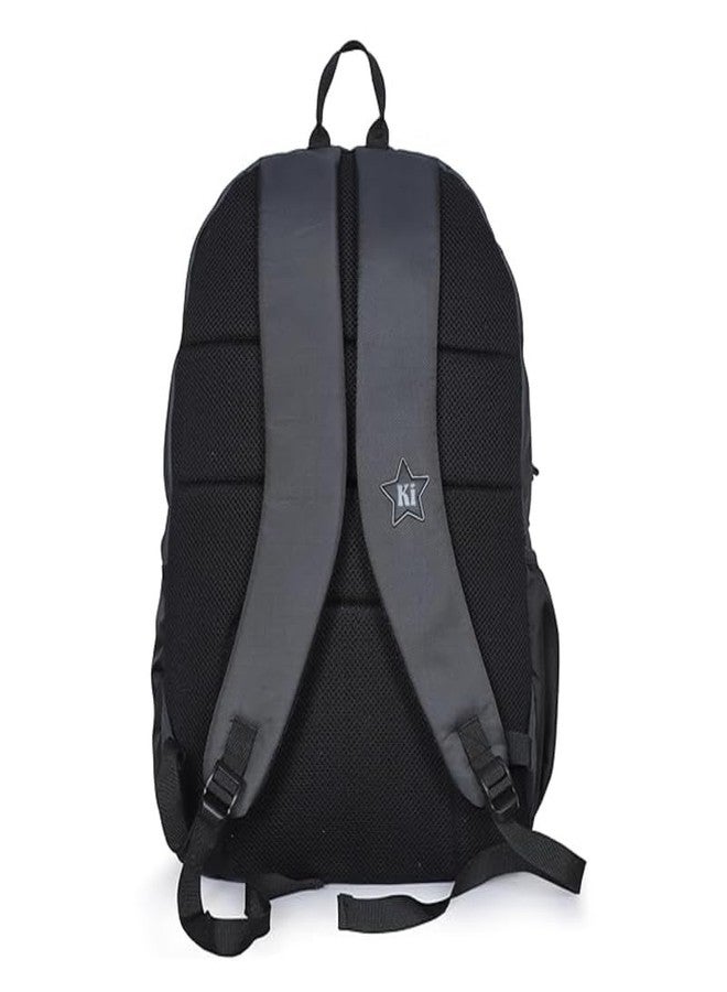Ki Voyager Backpack | Stylish, Functional, and Durable | Companion for Every Journey | Grey & Black - Image 3