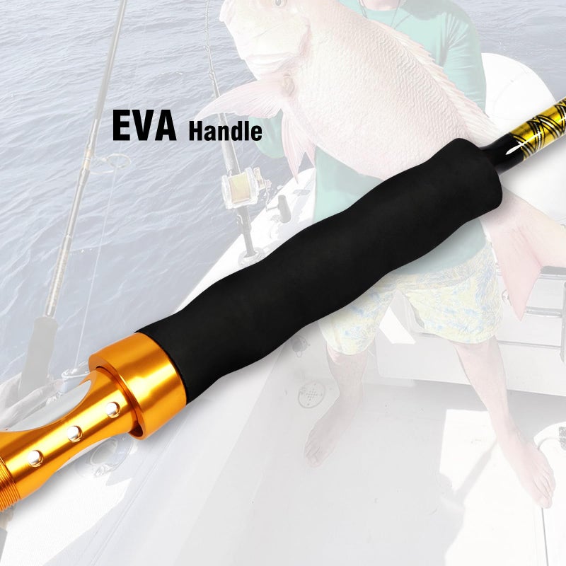 Fiblink Saltwater Jigging Spinning Rod 1-Piece Heavy Jig Fishing Rod (30-50 lb/50-80 lb/80-120 lb, 5 Feet 6 Inch)(50-80 lbs) - Image 5