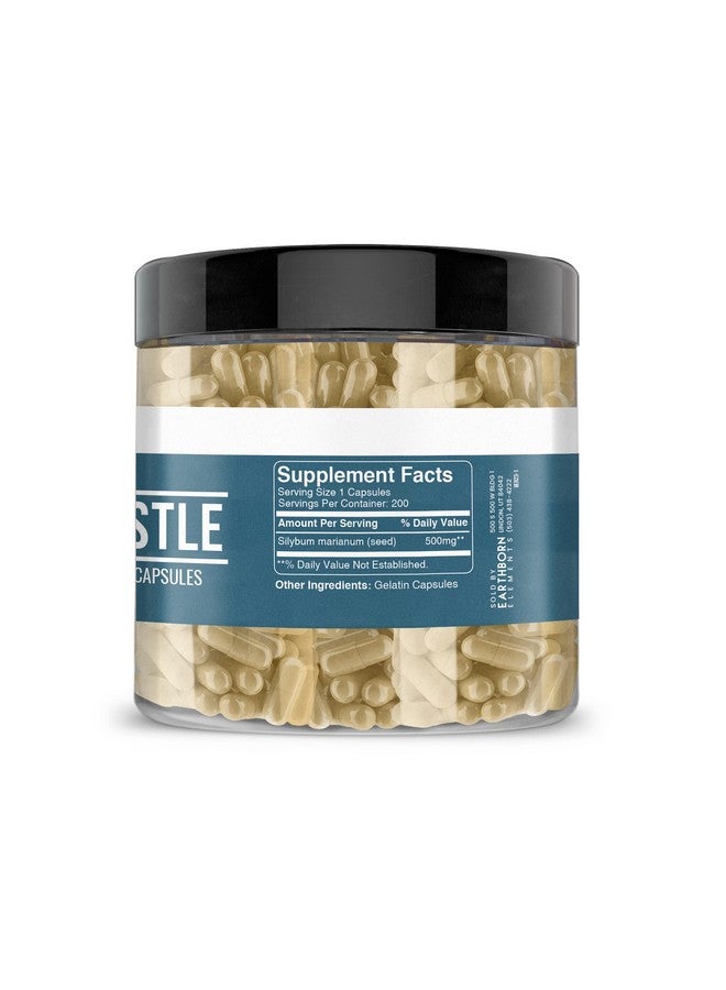 Earthborn Elements Milk Thistle 200 Capsules, Pure & Undiluted, No Additives - Image 3