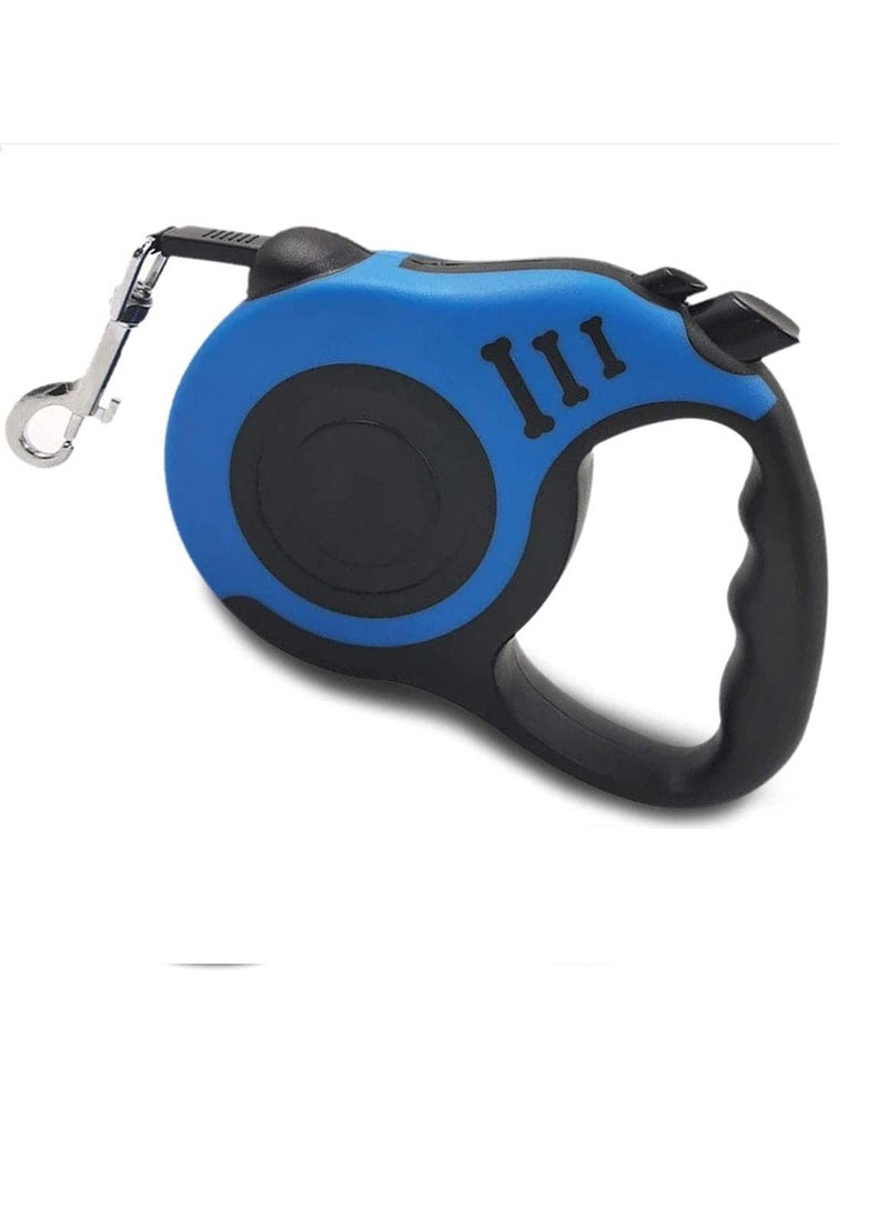Excefore Retractable Dog Leash, Pet Walking Leash With Anti-slip Handle, Strong Nylon Tape, Tangle-free,One-handed One Button Lock & Release, Suitable For Small/Medium Dog Or Cat (16 ft) - Image 1