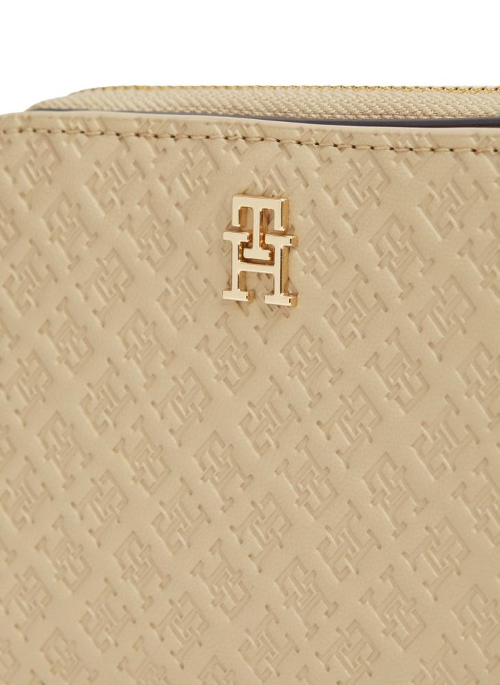 TOMMY HILFIGER Hilfiger Icon Debossed Zip-Around Flap Wallet - Image 2
