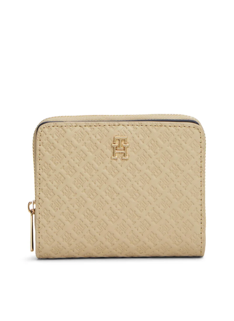Hilfiger Icon Debossed Zip-Around Flap Wallet