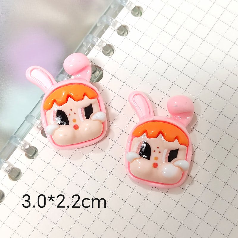 New Glossy Crying Baby Cartoon Girl Shoes And Clothing Accessories Resin Accessories Water Cup Mobile Phone Case Cream Glue Accessories - Image 4