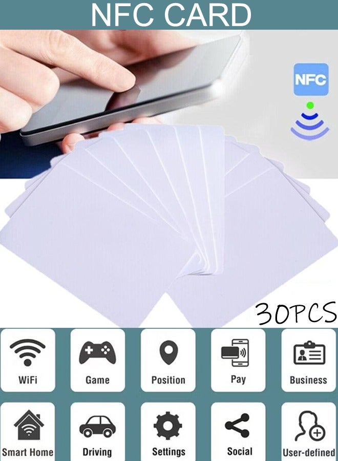 NFC Cards  215 NFC Tags NFC Chip NFC Business Card  NFC Tags  Smart Gaming Card Rewritable 215 NFC Tags For NFC Phone And Device Available NFC Labels Card