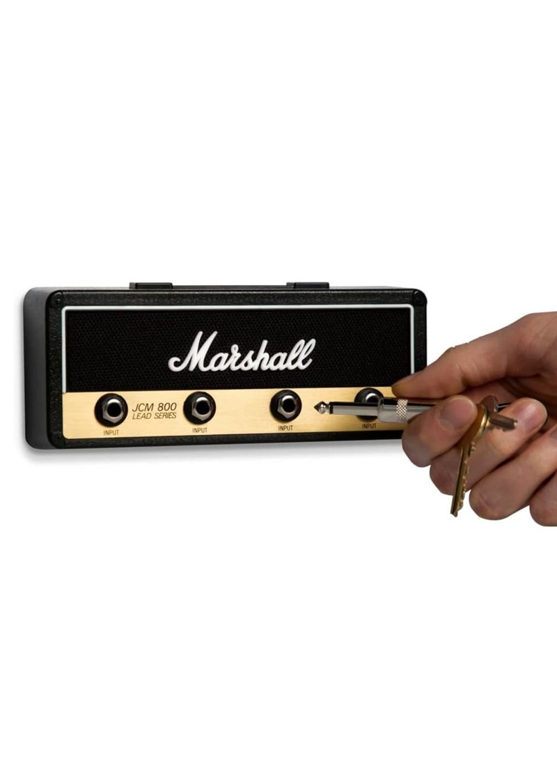 Marshall - Key Holder, Key Organisation,Mounting Guitar Amp Key Hanger. Includes 4 Guitar Plug Keychains and 1 Wall Mounting Kit. Easy Installation. - Image 1