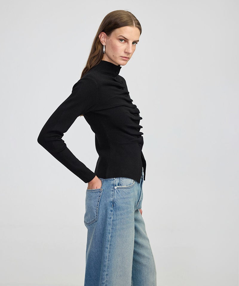 Ipekyol Asymmetric Knit Top - Image 2