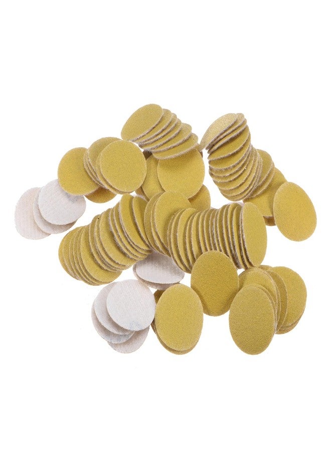Kozelo 100pcs No Hole Sanding Discs- [ 1 Inch 220 Grit ] Round Hook and Loop Grip Sanding Pads Sheet for Wood Metal Polishing Use| Aluminum Oxide & Zirconium Oxide Sandpaper - Image 1