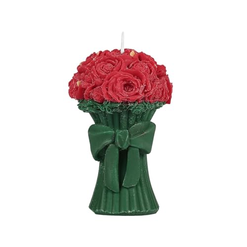Parkash Candles Premium Unscented Rose Bouquet Shaped Candle || Decorative Candle for Home Decor || Made by Paraffin Wax - Image 3