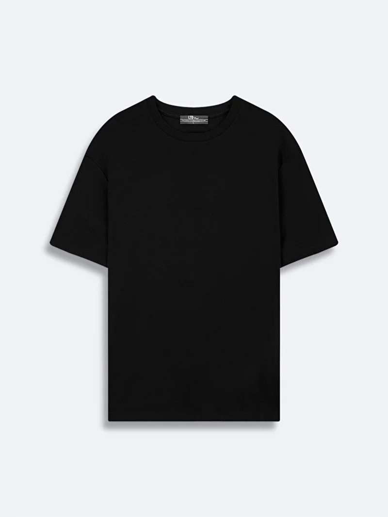 Men's Loose Black T-shirt