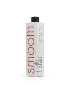 KERAGEN Brazilian Keratin Smoothing Treatment, Blowout Straightening System for Dry and Damaged Hair - Forte, Sulfate Free - Eliminates Curls and Frizz, Medium to Coarse Hair (16 Oz)  - Image 1