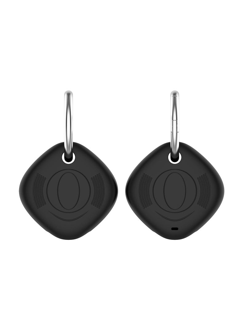 SOLARAE Cases Compatible with Samsung Galaxy SmartTag/SmartTag Plus Case, 6-Pack Soft Silicone Keychain Protective Case Cover Holder Keyring Key Chain Accessories for Galaxy SmartTag - Image 3