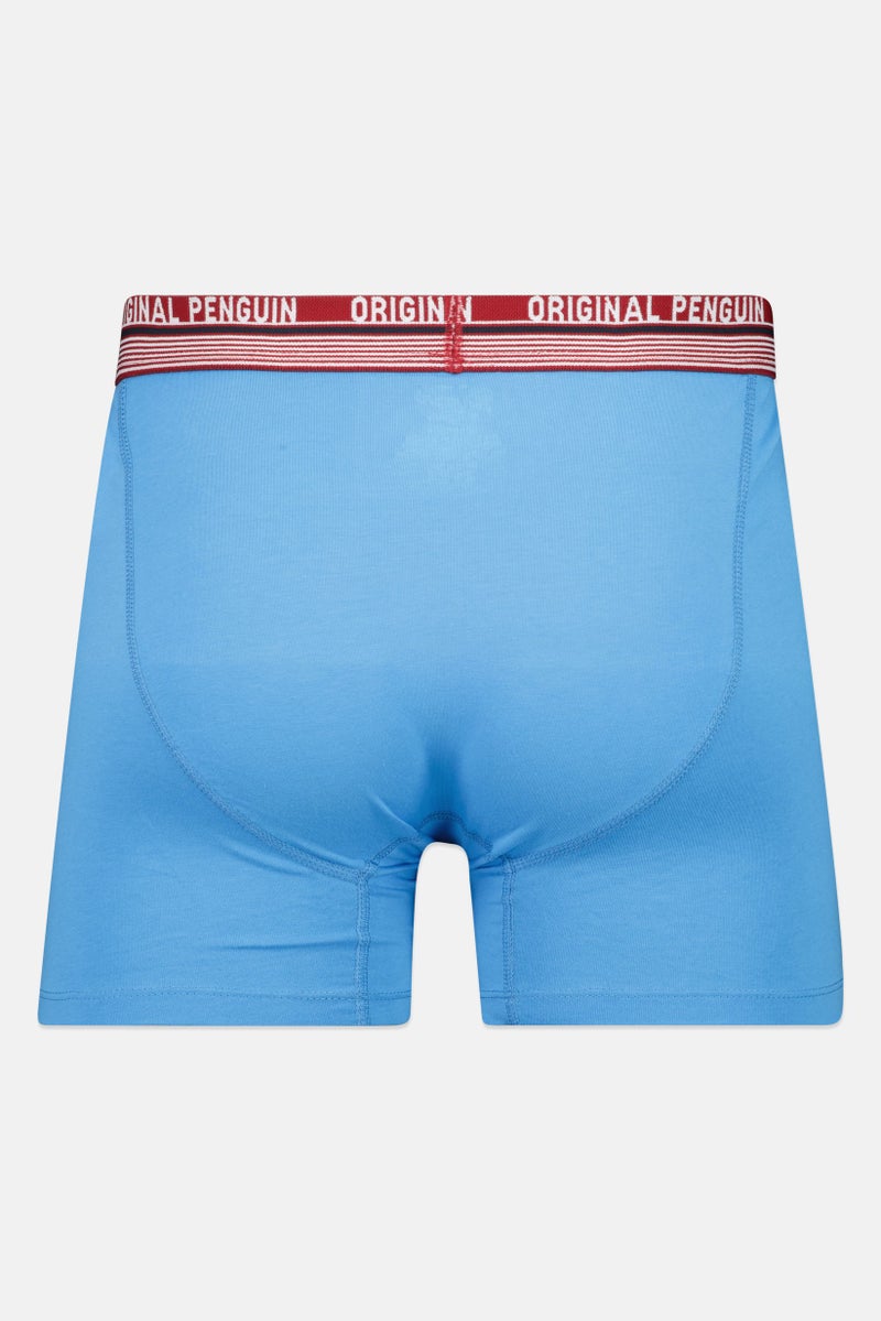 Original Penguin Men 2 Pieces Brand Logo Boxer Briefs, Multicolor - Image 2