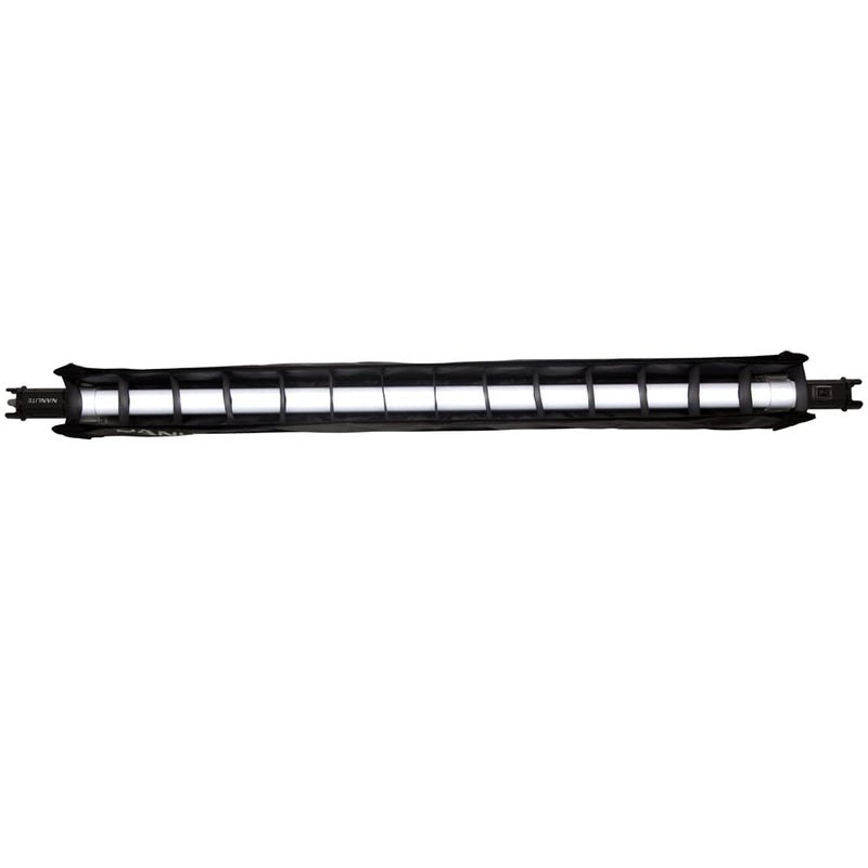 Nanlite Barndoor and Fabric Grid for PavoTube II 30C - Image 2