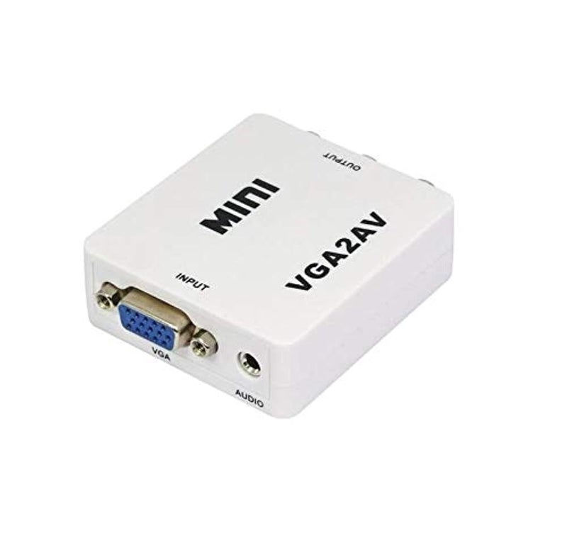 PC (VGA) to TV (AV) converter adapter