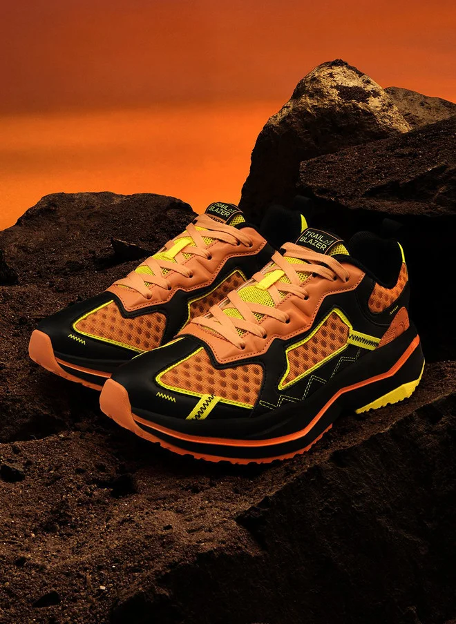 The Souled Store  The Souled Store Men Trailblazer Printed Multicolor Low Top Sneakers  | Best Price UAE