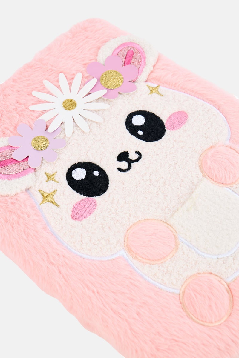 VOTUM Large Hamster Furry Sketchbook, Pink - Image 4