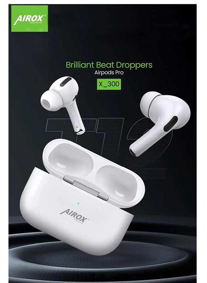 Airox AirPods Pro 5.1 X300 Super Bass Longer Play Time - Earbuds Wireless Bluetooth Earphones - Image 3