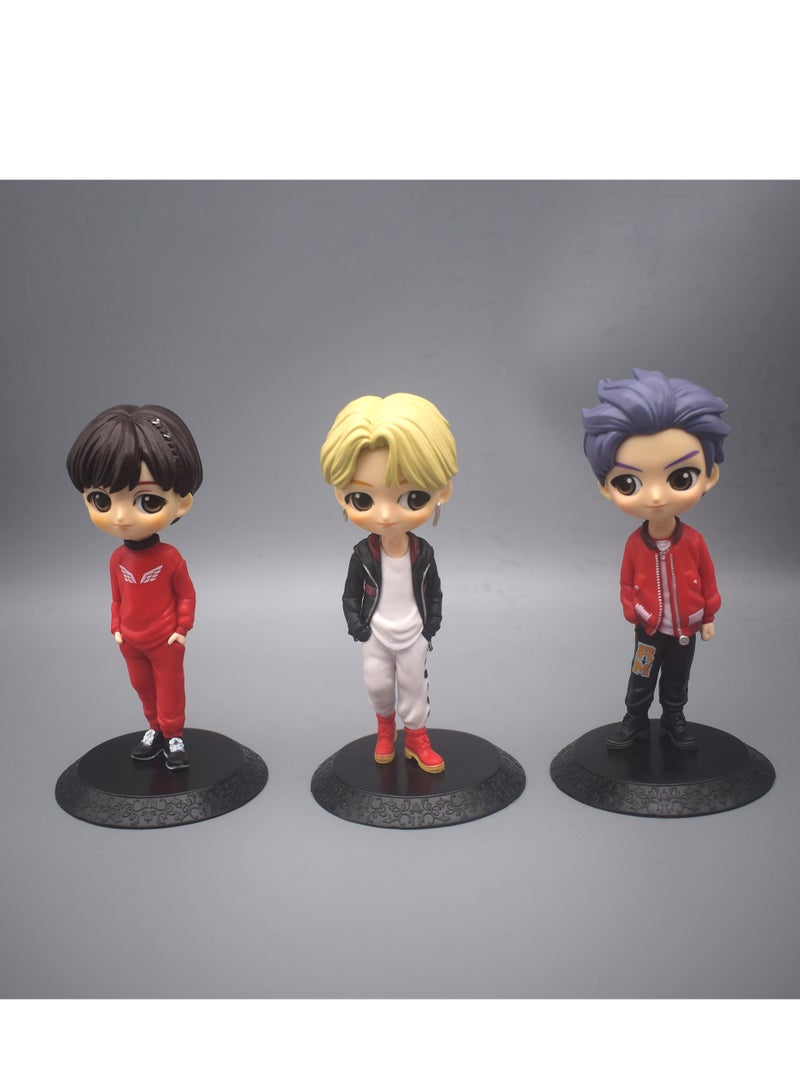 BTS Mini Car Plush Collectible Figure – 15.5cm Cute Q-Version Doll / Car Sticker  - Image 4