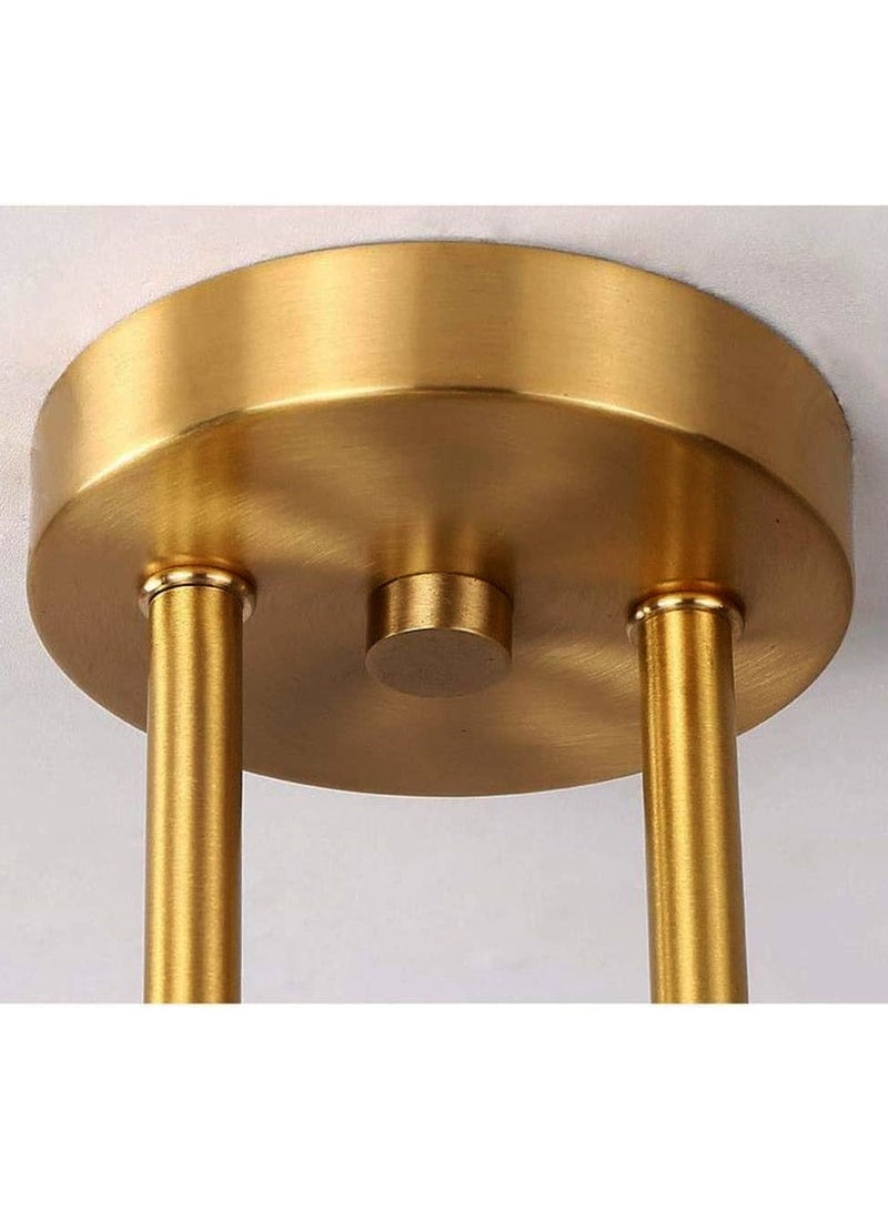 Cluc Gold turn Globo di vetro Chandelier - 3 globes - Image 3