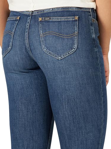 LEE جينز لي النسائي بخصر متوسط وقصير، سماء مهيبة، 14 - Image 3