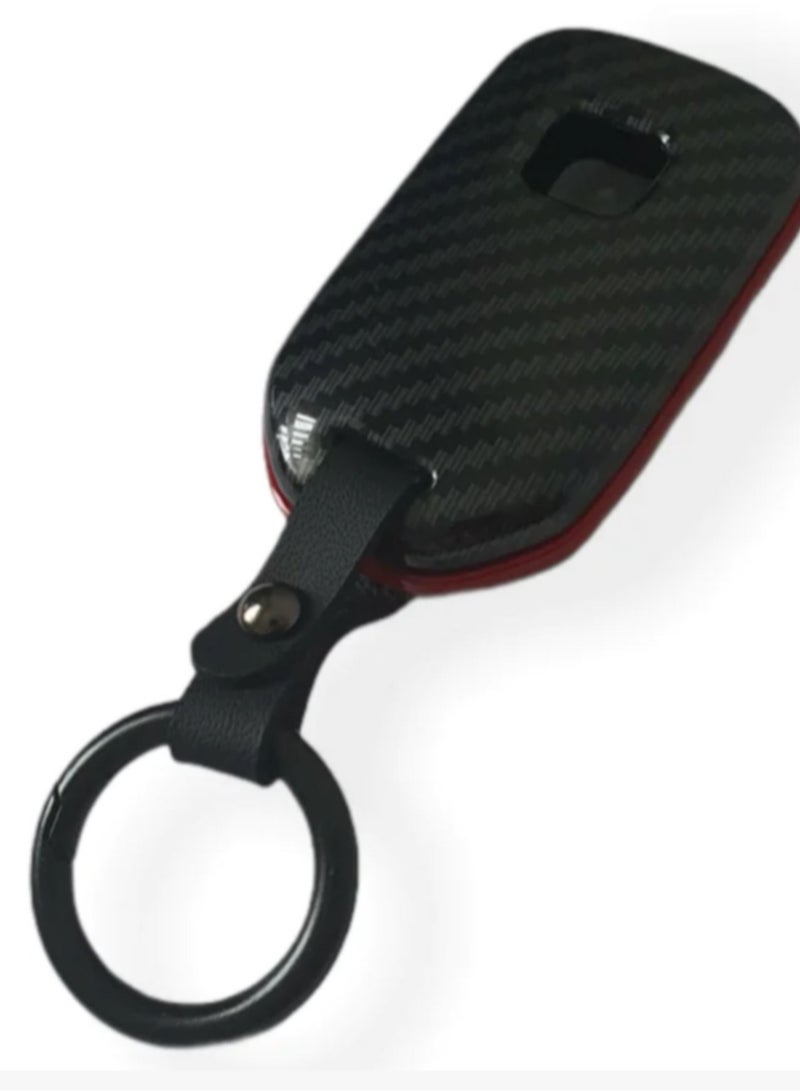 Mugen ABS Carbon Effect Key Fob Cover Case for Honda Civic 2014-2022 - Image 2
