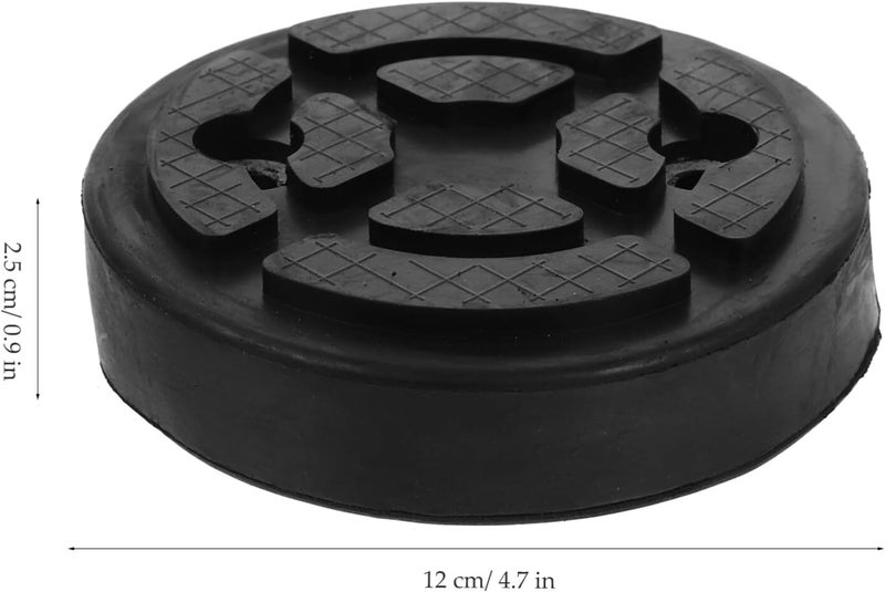 VOSAREA 4pcs Car Lifting Pads Auto Jacking Lift Pads Two- Post Round Heavy Duty Jack Rubber Mats Useful Lifting Support (Block) Car Accessories for Auto Lift Truck Hoist - Image 2
