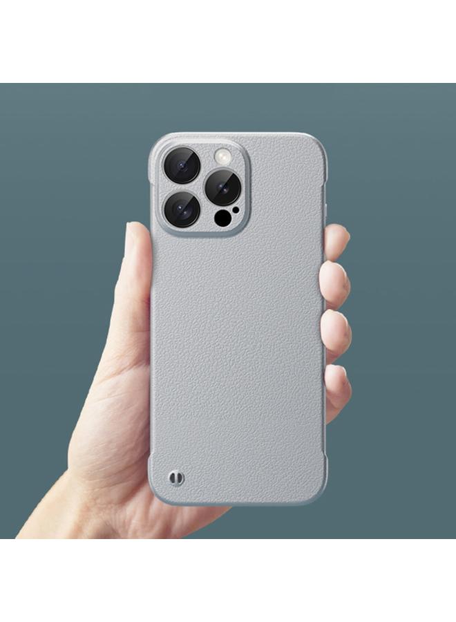 S-TOP Case For iPhone 13 Frameless Litchi Texture PC Phone Case - Image 3