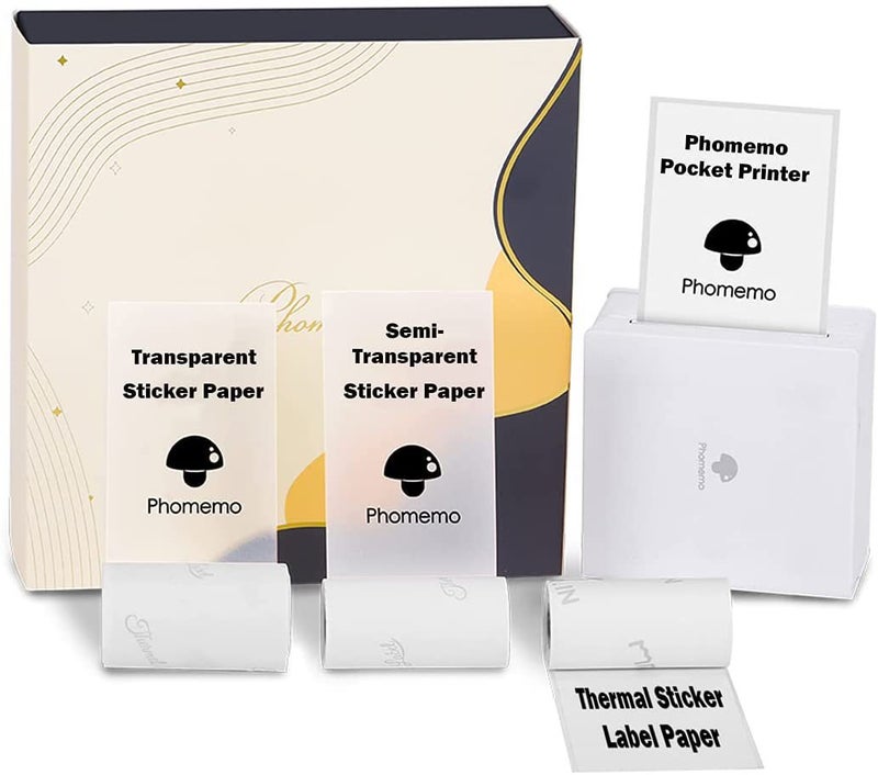 Phomemo M02S Pocket Small Mini Bluetooth Handheld Portable Thermal Label Wrong Problem Printer - Image 1