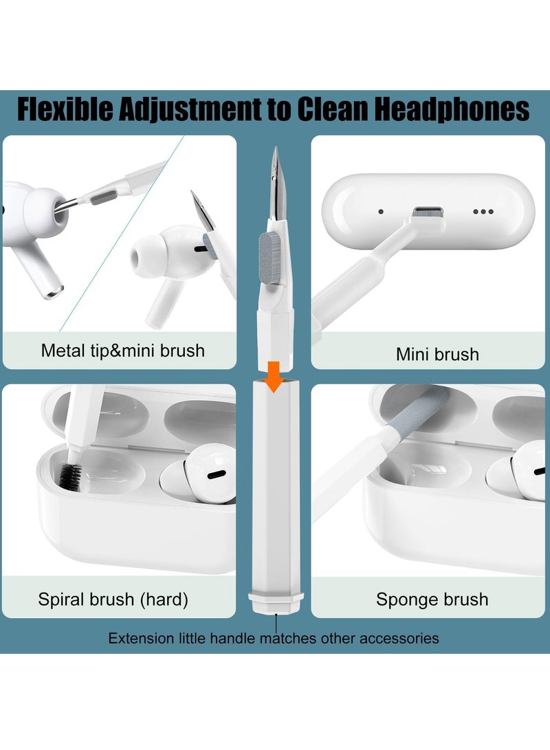 20 in 1 Multi-purpose Cleaning Kit for Electronic Devices, Keyboard Cleaning Brush, Headphone Cleaning Kit for Cleaning Laptops, Keyboards, Earbuds, Cameras, Cell Phones - Image 2