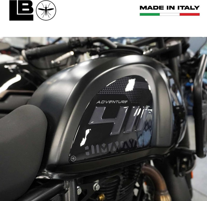 labelbike ملصقات حماية وتزيين جانبية لخزان الدراجة النارية متوافقة مع رويال إنفيلد هيمالايا 411 - Image 3