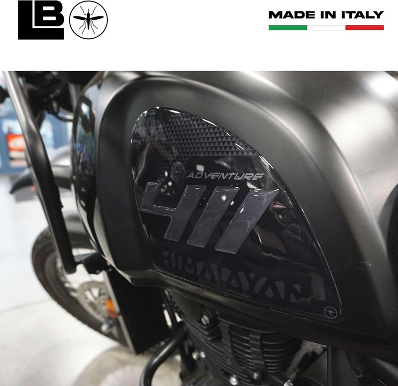 labelbike ملصقات حماية وتزيين جانبية لخزان الدراجة النارية متوافقة مع رويال إنفيلد هيمالايا 411 - Image 4