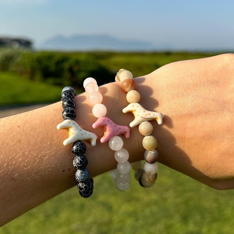 Fahlo Giraffe Tracking Bracelet â€“ Track a Real Giraffeâ€™s Journey â€“ Supports Wildlife Conservation â€“ Elastic, One Size Fits Most â€“ on Interactive Mobile App Map â€“ Unisex Conservation Gift (Sky Stone) - Image 3