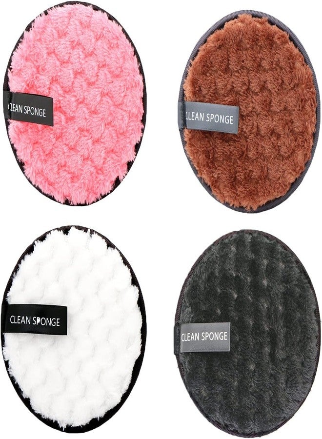 Cosluxe Makeup Remover Pads, 2 pcs Reusable makeup remover pads, Multi-functional Soft Fiber, Facial Cleansing Pads for Face Makeup I Perfect for Chemical Free Removal of Eye Makeup - Image 1