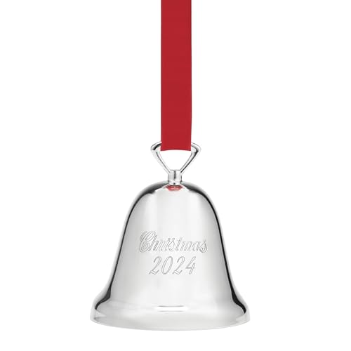Reed & Barton 895958 2024 Annual Silverplate Christmas Tree Bell, Ornaments - Image 4