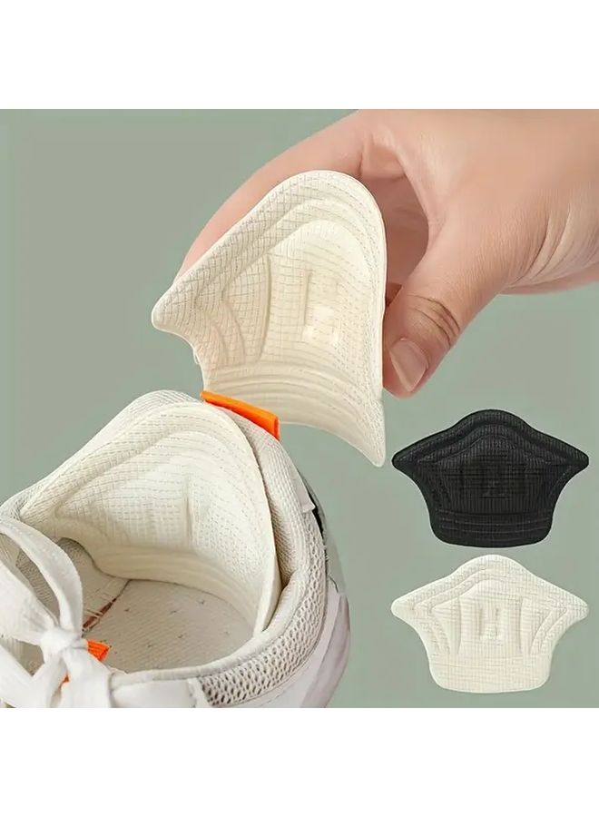 وسائد قوس بيضاء 4 قطع داعمة مريحة للكعب للقدم المسطحة والأقواس العالية - Image 5