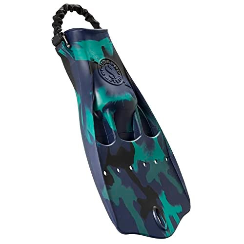 SCUBAPRO Jet Diving Fin with Spring Heel Strap (Dark Blue Camo, L) - Image 1