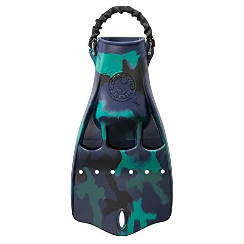 SCUBAPRO Jet Diving Fin with Spring Heel Strap (Dark Blue Camo, L) - Image 2