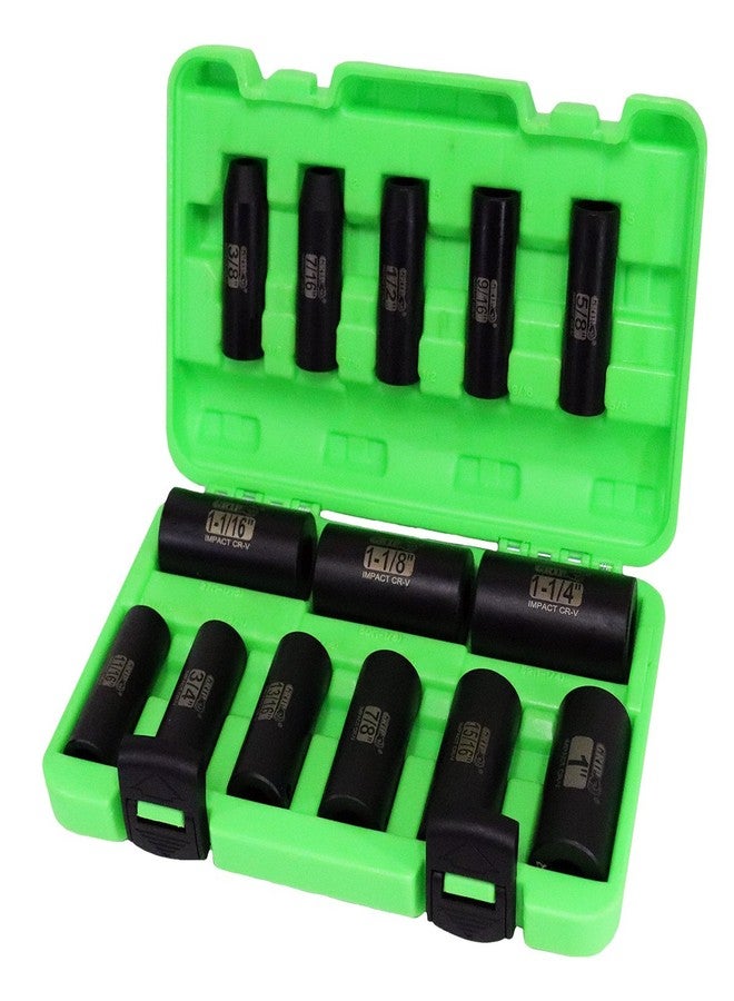 GRIP 73580 1/2-Inch SAE Deep Impact Socket Set, Black Oxide, 15-Piece - Image 2