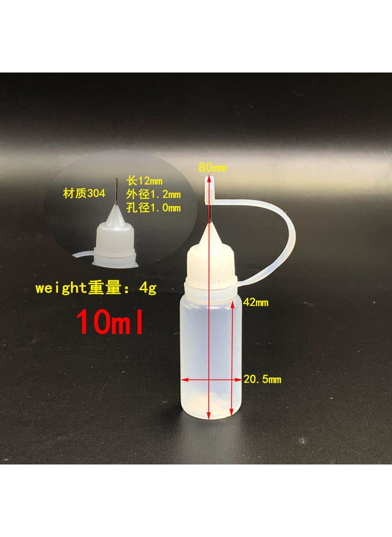 Generic 5ml 10ml PET Cosmetic Liquid Dispensing Bottles 10 ml pinhole bottle (assembled) 