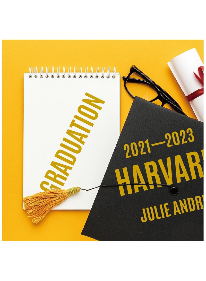 10 ورقات ملصقات أرقام وحروف ذهبية كبيرة - 1020 قطعة ملصقات فينيل ذاتية اللصق مقاومة للماء بحجم 0.8 و 1.10 بوصة لحروف التخرج، مستلزمات الحرف، لافتات، صندوق البريد، أكواب، ملصقات على السيارات - Image 5