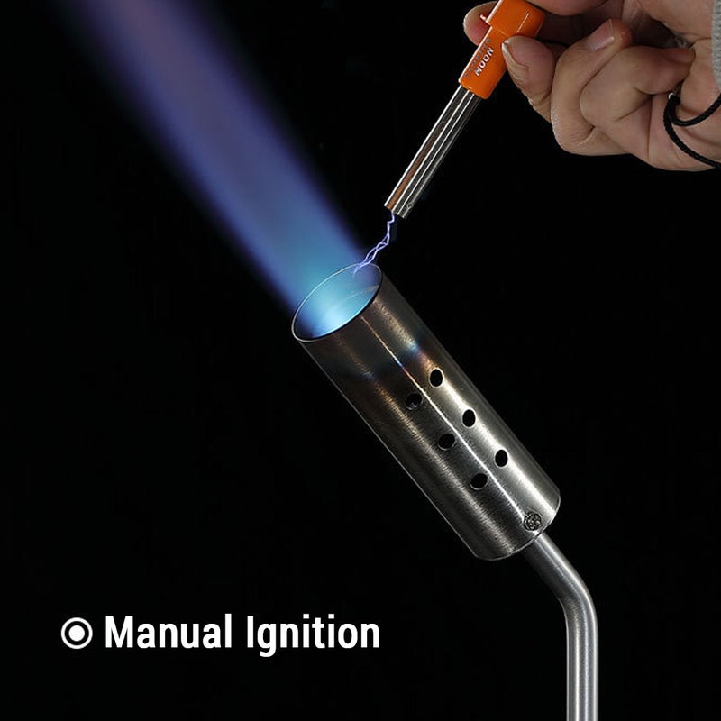 Stainless Steel Flame thrower With Preheating Tube Barbecue Fire Point Carbon Flamethrower - Image 5