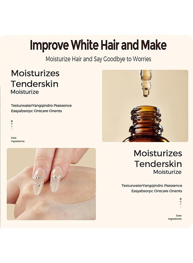 EELHOE Black Sesame Black Rice & Rosemary Water Spray, Black Sesame Hair Growth Serum, Black Sesame Serum 10X Hair Growth, 30ml - Image 5