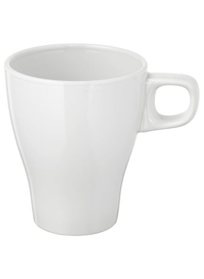 FÄRGRIK Mug, stoneware white, 25 cl - Image 1