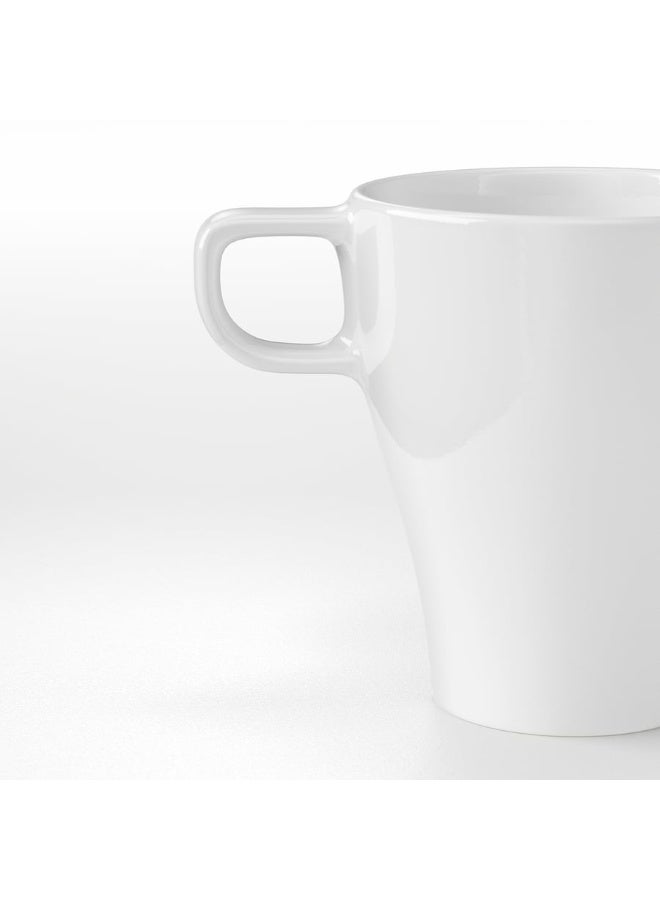 FÄRGRIK Mug, stoneware white, 25 cl - Image 3